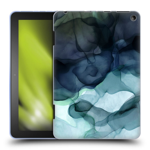 UtArt Dark Night Marble Heavy Smoke Soft Gel Case for Amazon Fire HD 8/Fire HD 8 Plus 2020