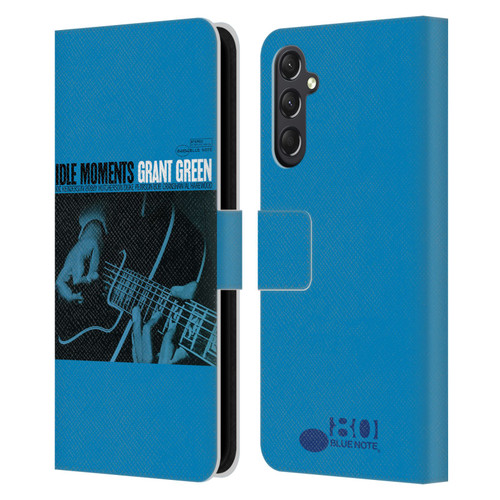 Blue Note Records Albums Grant Green Idle Moments Leather Book Wallet Case Cover For Samsung Galaxy A24 4G / M34 5G