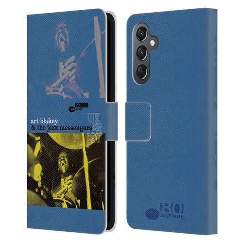 Blue Note Records Albums Art Blakey The Big Beat Leather Book Wallet Case Cover For Samsung Galaxy A25 5G