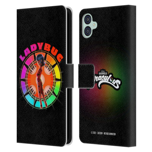 Miraculous Tales of Ladybug & Cat Noir Graphics Rainbow Leather Book Wallet Case Cover For Samsung Galaxy M04 5G / A04e
