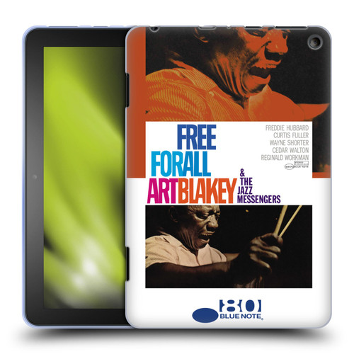 Blue Note Records Albums Art Blakey Free For All Soft Gel Case for Amazon Fire HD 8/Fire HD 8 Plus 2020