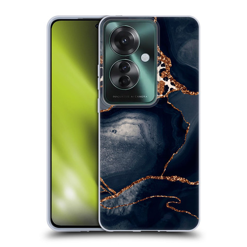 UtArt Wild Cat Marble Leopard Soft Gel Case for OPPO Reno11 F 5G / F25 Pro 5G