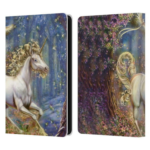 Myles Pinkney Mythical Unicorn Leather Book Wallet Case Cover For Amazon Kindle Paperwhite 5 (2021)