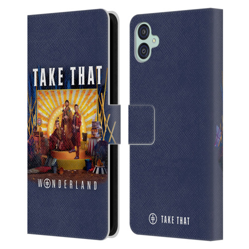 Take That Wonderland Album Cover Leather Book Wallet Case Cover For Samsung Galaxy M04 5G / A04e