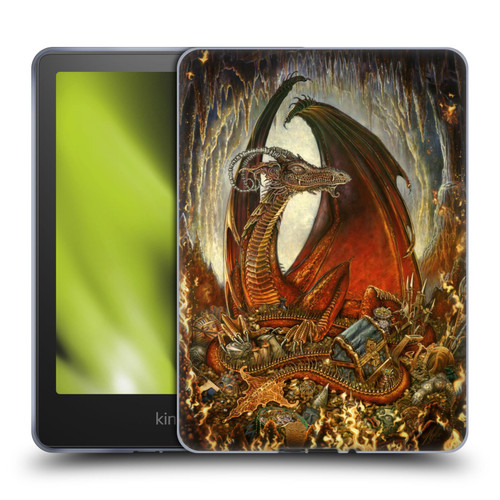 Myles Pinkney Mythical Treasure Dragon Soft Gel Case for Amazon Kindle Paperwhite 5 (2021)