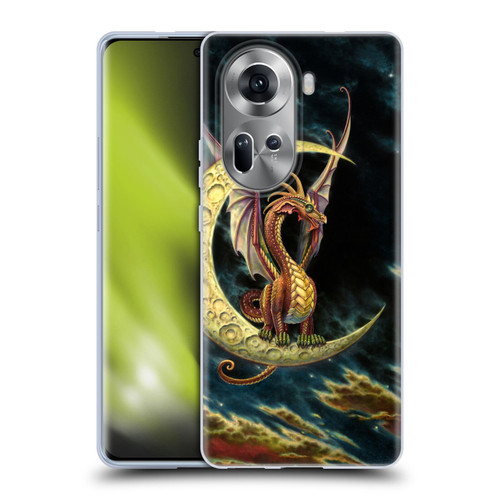 Myles Pinkney Mythical Moon Dragon Soft Gel Case for OPPO Reno11