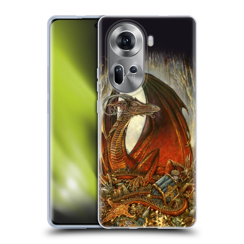 Myles Pinkney Mythical Treasure Dragon Soft Gel Case for OPPO Reno11