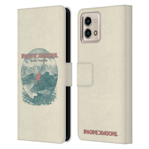 Imagine Dragons Key Art Flame Night Visions Leather Book Wallet Case Cover For Motorola Moto G Stylus 5G 2023