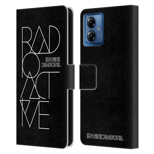 Imagine Dragons Key Art Radioactive Leather Book Wallet Case Cover For Motorola Moto G14