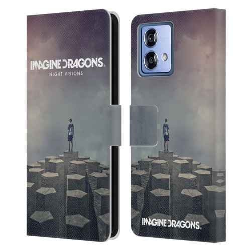 Imagine Dragons Key Art Night Visions Album Cover Leather Book Wallet Case Cover For Motorola Moto G84 5G
