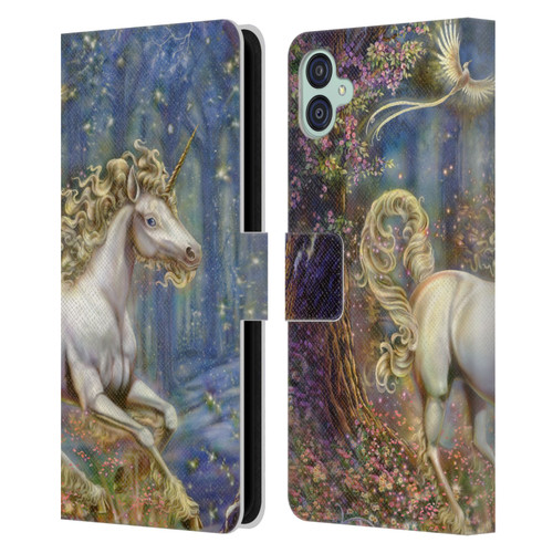 Myles Pinkney Mythical Unicorn Leather Book Wallet Case Cover For Samsung Galaxy M04 5G / A04e