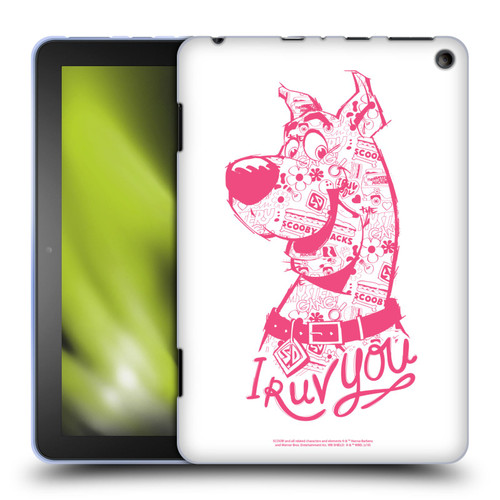 Scoob! Scooby-Doo Movie Graphics Scooby Soft Gel Case for Amazon Fire HD 8/Fire HD 8 Plus 2020