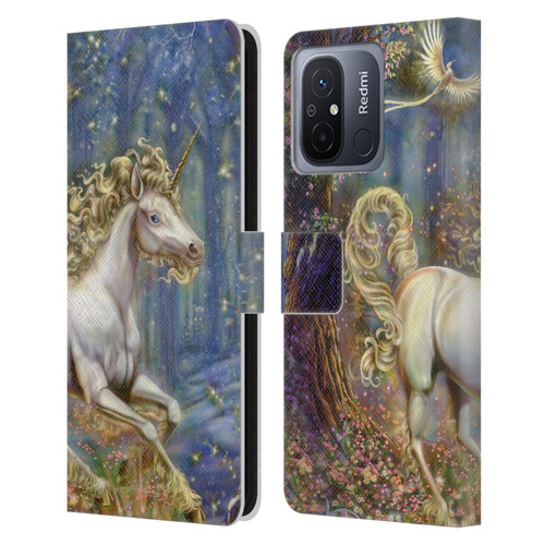 Myles Pinkney Mythical Unicorn Leather Book Wallet Case Cover For Xiaomi Redmi 12C