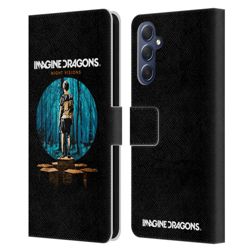 Imagine Dragons Key Art Night Visions Painted Leather Book Wallet Case Cover For Samsung Galaxy M54 5G