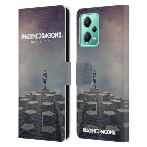 Imagine Dragons Key Art Night Visions Album Cover Leather Book Wallet Case Cover For Xiaomi Redmi Note 12 5G