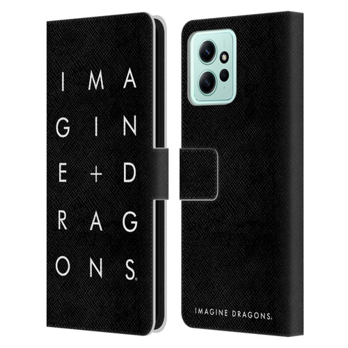 Imagine Dragons Key Art Stacked Logo Leather Book Wallet Case Cover For Xiaomi Redmi 12