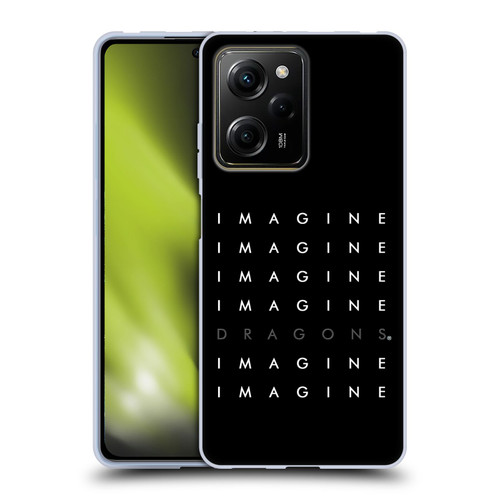 Imagine Dragons Key Art Logo Repeat Soft Gel Case for Xiaomi Redmi Note 12 Pro 5G