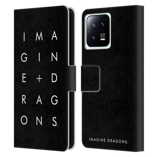 Imagine Dragons Key Art Stacked Logo Leather Book Wallet Case Cover For Xiaomi 13 5G