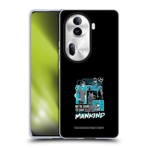 Scoob! Scooby-Doo Movie Graphics Save Mankind Soft Gel Case for OPPO Reno11 Pro