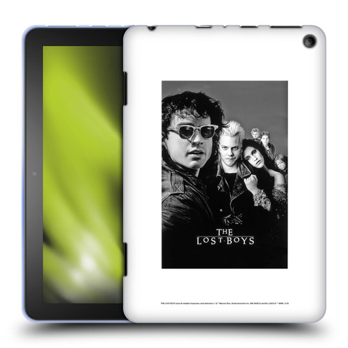 The Lost Boys Characters Poster Black And White Soft Gel Case for Amazon Fire HD 8/Fire HD 8 Plus 2020