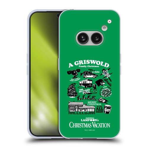 National Lampoon's Christmas Vacation Graphics Griswold Family Soft Gel Case for Nothing Phone (2a)