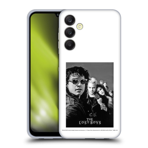 The Lost Boys Characters Poster Black And White Soft Gel Case for Samsung Galaxy A25 5G