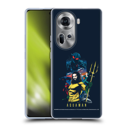 Aquaman Movie Graphics Poster Soft Gel Case for OPPO Reno11