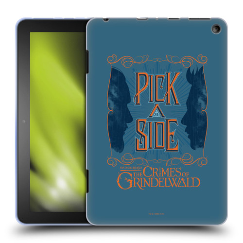 Fantastic Beasts The Crimes Of Grindelwald Art Nouveau Pick A Side Soft Gel Case for Amazon Fire HD 8/Fire HD 8 Plus 2020