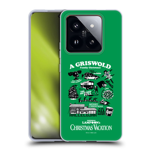 National Lampoon's Christmas Vacation Graphics Griswold Family Soft Gel Case for Xiaomi 14 Pro