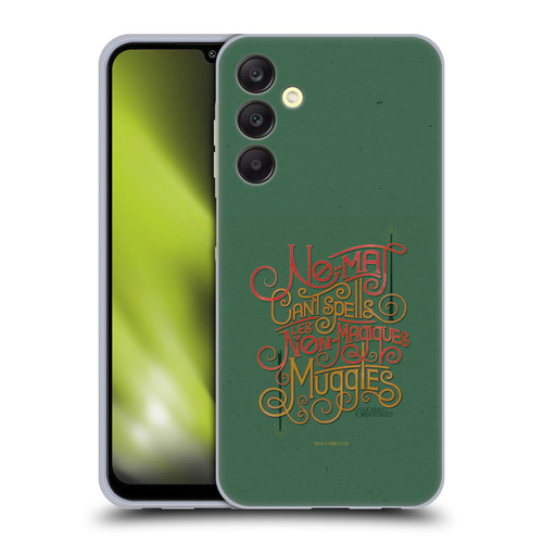 Fantastic Beasts The Crimes Of Grindelwald Art Nouveau Muggles Soft Gel Case for Samsung Galaxy A25 5G
