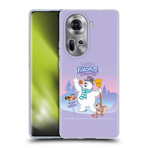 Frosty the Snowman Movie Key Art Favorite Snowman Soft Gel Case for OPPO Reno11