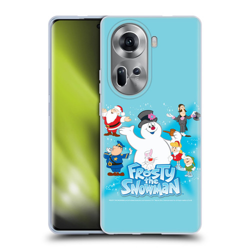 Frosty the Snowman Movie Key Art Group Soft Gel Case for OPPO Reno11