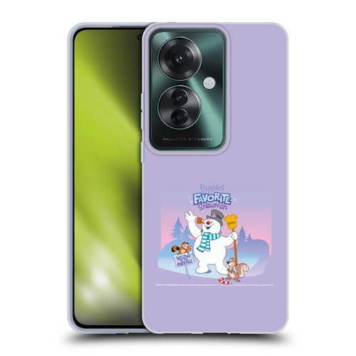 Frosty the Snowman Movie Key Art Favorite Snowman Soft Gel Case for OPPO Reno11 F 5G / F25 Pro 5G