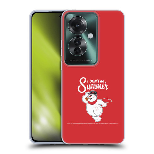Frosty the Snowman Movie Key Art I Don't Do Summer Soft Gel Case for OPPO Reno11 F 5G / F25 Pro 5G