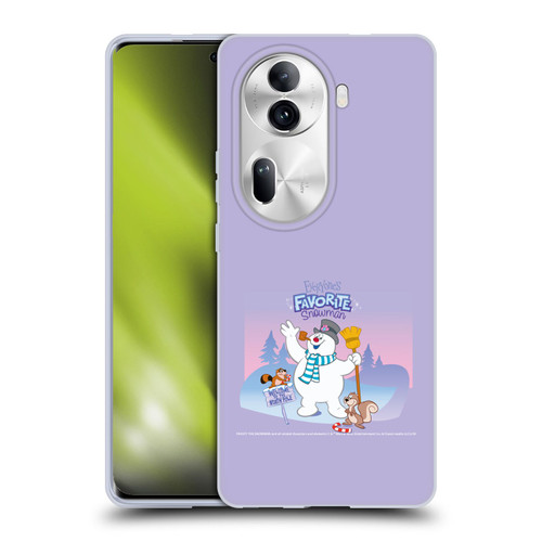 Frosty the Snowman Movie Key Art Favorite Snowman Soft Gel Case for OPPO Reno11 Pro
