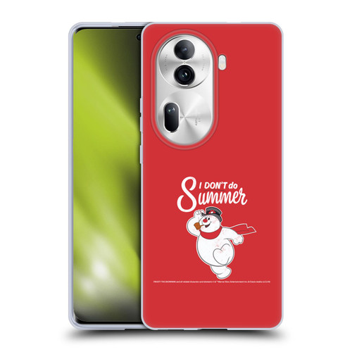 Frosty the Snowman Movie Key Art I Don't Do Summer Soft Gel Case for OPPO Reno11 Pro