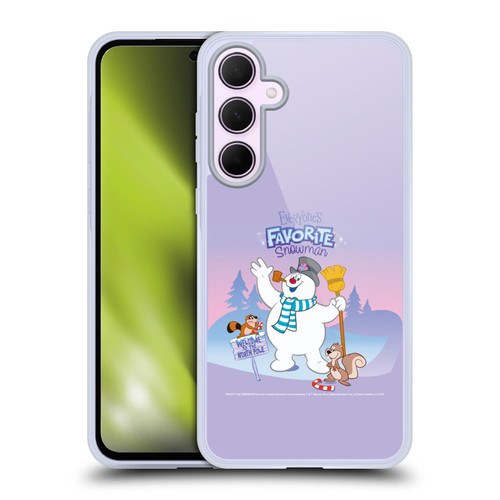Frosty the Snowman Movie Key Art Favorite Snowman Soft Gel Case for Samsung Galaxy A35 5G