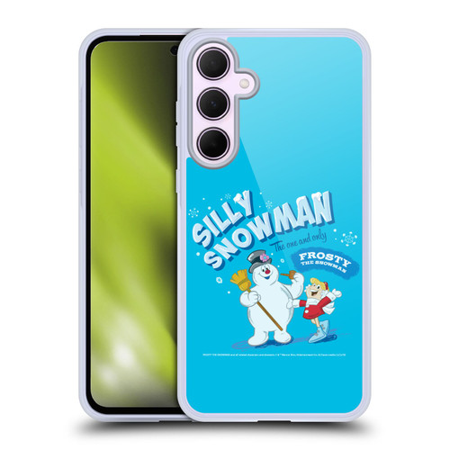 Frosty the Snowman Movie Key Art Silly Snowman Soft Gel Case for Samsung Galaxy A35 5G