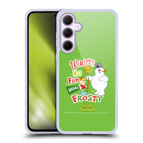 Frosty the Snowman Movie Key Art Winters Soft Gel Case for Samsung Galaxy A35 5G