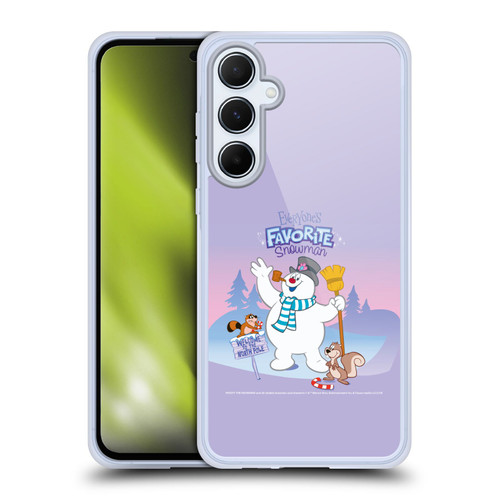 Frosty the Snowman Movie Key Art Favorite Snowman Soft Gel Case for Samsung Galaxy A55 5G