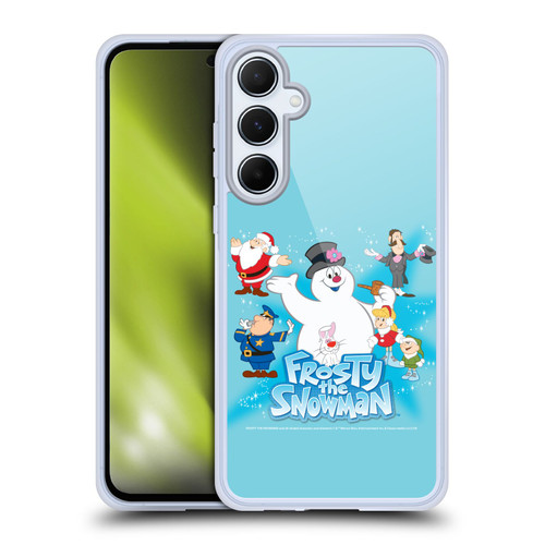 Frosty the Snowman Movie Key Art Group Soft Gel Case for Samsung Galaxy A55 5G