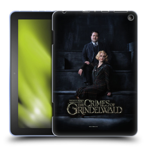 Fantastic Beasts The Crimes Of Grindelwald Character Art Jacob And Queenie Soft Gel Case for Amazon Fire HD 8/Fire HD 8 Plus 2020