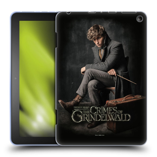 Fantastic Beasts The Crimes Of Grindelwald Character Art Newt Sitting Soft Gel Case for Amazon Fire HD 8/Fire HD 8 Plus 2020