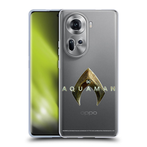 Aquaman Movie Logo Main Soft Gel Case for OPPO Reno11