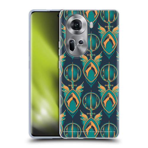 Aquaman Movie Logo Pattern Soft Gel Case for OPPO Reno11