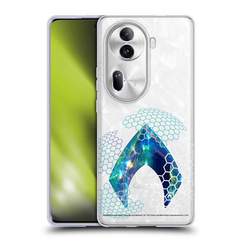 Aquaman Movie Logo Holographic Print Soft Gel Case for OPPO Reno11 Pro