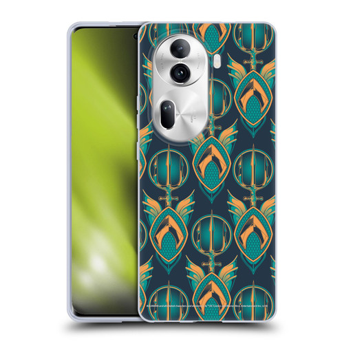 Aquaman Movie Logo Pattern Soft Gel Case for OPPO Reno11 Pro