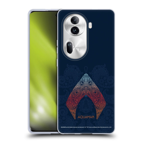 Aquaman Movie Logo Paisley Soft Gel Case for OPPO Reno11 Pro