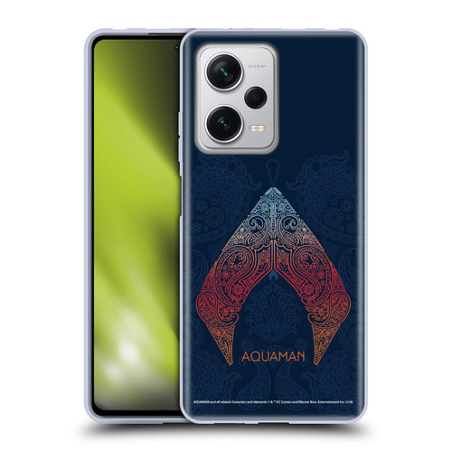 Aquaman Movie Logo Paisley Soft Gel Case for Xiaomi Redmi Note 12 Pro+ 5G