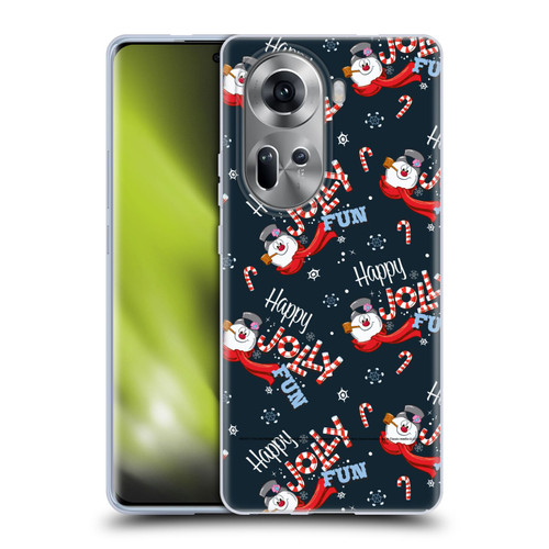 Frosty the Snowman Movie Patterns Pattern 7 Soft Gel Case for OPPO Reno11